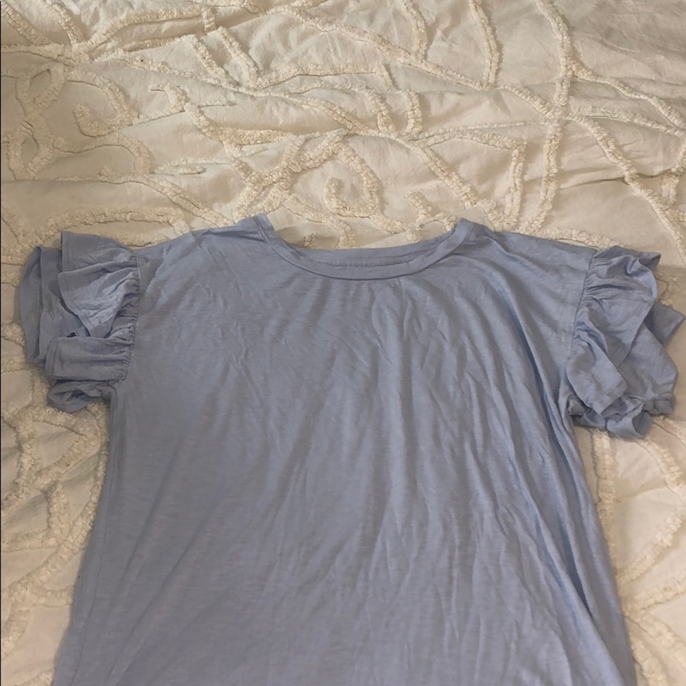 Aerie ruffle sleeve top